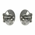 Kugel Front Wheel Bearing And Hub Assembly Pair For 2012-2015 BMW X1 AWD K70-101406